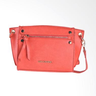 Lescatino Dindi Crossbody Sling Bag Wanita - Red Grenadine