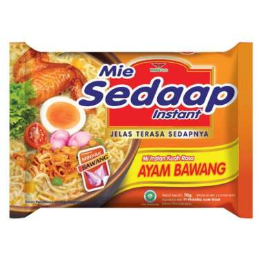 Promo Harga Sedaap Mie Kuah Ayam Bawang 70 gr - Blibli