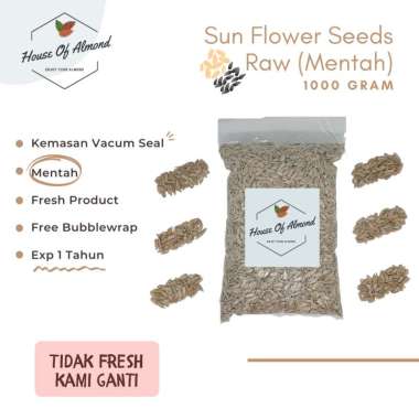 Sun Flower Seeds Raw 1kg Biji bunga matahari kuaci