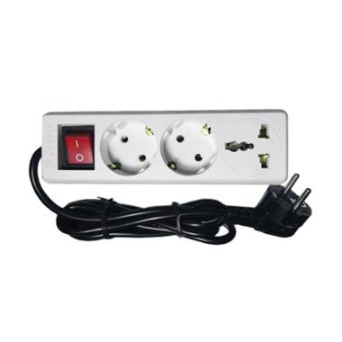 Vetto V8203/1.5M ST-1382 LY-207 SW Universal Stop Kontak [1.5 Meter]