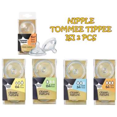 TOMMEE TIPPEE NIPPLE ISI 2 PCS