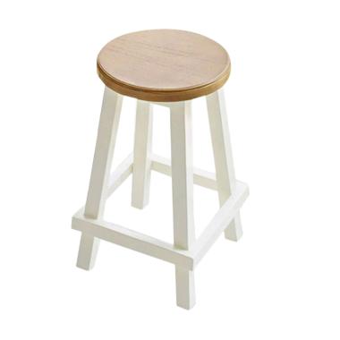 Livien Maple Series Round Stool Kursi Bar [S]