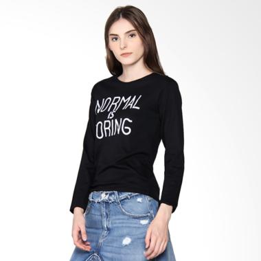 Jual Baju Kaos Wanita Warna Hitam Lengan Panjang Online - Harga Baru Termurah Maret 2019 | Blibli.com