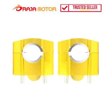 RajaMotor Peninggi Stang Fatbar dan Non Fatbar CNC Emas