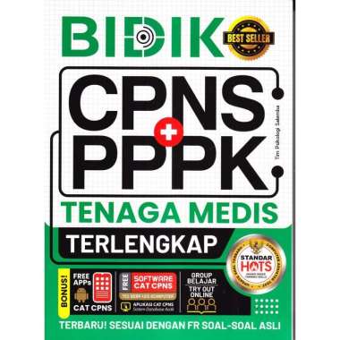 Buku Bidik CPNS PPPK Tenaga Medis 2021 Terbaru - GRATIS BUBBLE WRAP