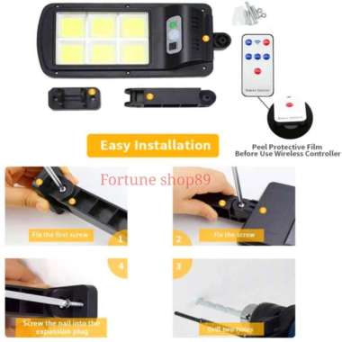 Lampu Solar Jalan Tenaga Surya Lampu Sorot Sensor Gerak ~ DEMOTE