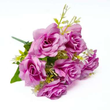 Tanaman Hias Mawar Rosa Bonica 82 Buket Bunga Wisuda Wedding - AF55 Ungu
