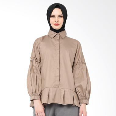Xq Moslem Wear Moza Top - Brown