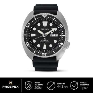 Jam Tangan Pria Seiko Prospex Automatic Silicone SRPE93K1 Original Black