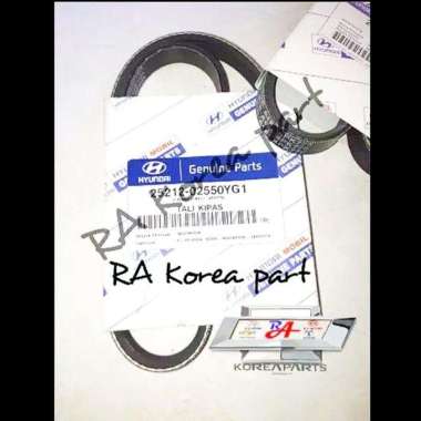 Hyundai Genuine Parts Fan Belt Vbelt Alternator Dinamo Ampere Hyundai I10 Atoz 1.1 Ori Van