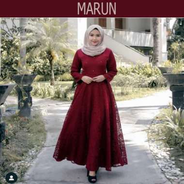 Baju Gamis Pesta Brokat Harga Terbaru Mei 2021 Blibli