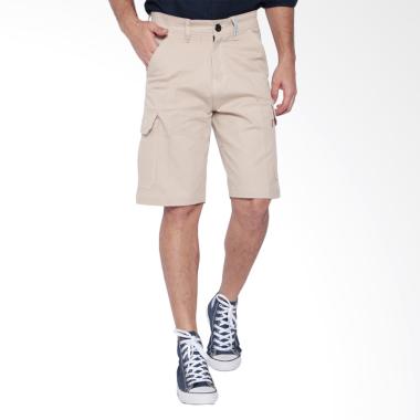 OliveInch Short Cargo Celana Pendek Pria - Cream