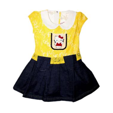 TWO MIX 1909 Broklat Jeans Dress Anak - Kuning
