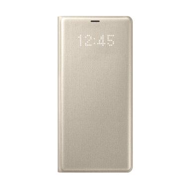 Samsung Original LED View Cover Casing for Galaxy Note 8 - Gold