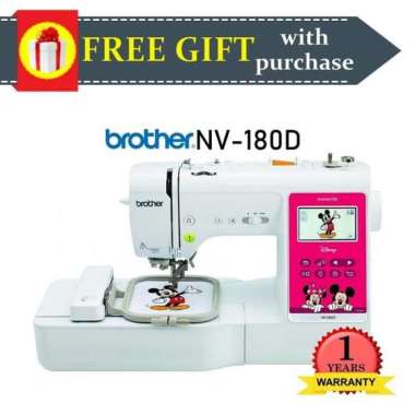 mesin jahit dan bordir komputer merk brother type innovis 180d