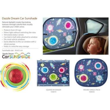 BenBat Dazzle Dreams Sunshade-Square with Hanger