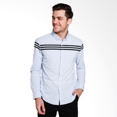 Papercut Men Cliff Formal Shirt Kemeja Pria - Light Blue [5817-2]