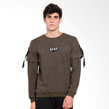 Papercut Men Cliff Sweater Pria - Olive