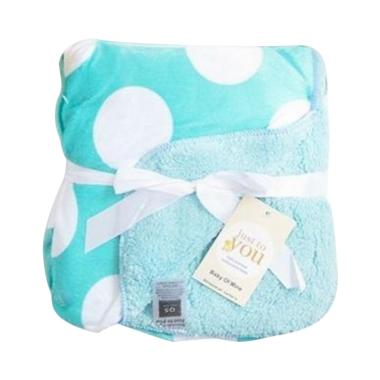 Just To You Double Fleece Big Polka Selimut Bayi - Tosca