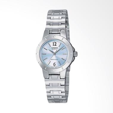Casio LTP-1177A-2ADF Standard Quartz Ladies Watch Stainless Steel Jam Tangan Wanita Silver