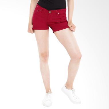 Mobile Power B7705B Ladies Basic Short Pants - Red