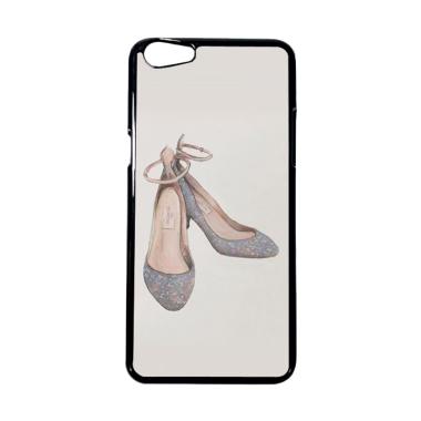 HEAVENCASE Motif Girl Cewe Cewek 12 Hardcase Casing for Oppo F3 - Hitam