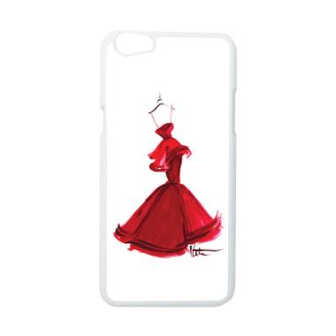 HEAVENCASE Motif Girl Cewe Cewek 14 Hardcase Casing for OPPO F3 - Putih
