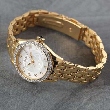 Seiko Discover More SUR-388P1 Swarovski Original Jam Tangan Wanita