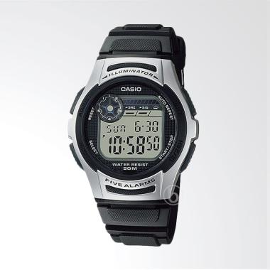Casio Alarm 10 Year Battery Life Jam Tangan Pria - Blue W-213-2A 5