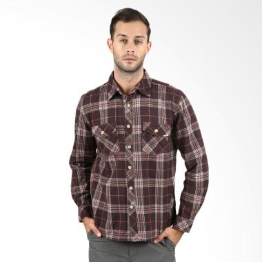 Eiger Kaos Arizona Flanel Atasan Pria - Coklat