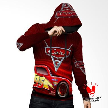 Fika Tema Cars 3 D Full Print Subli ... rt 5 Jaket Hoodie Sweater