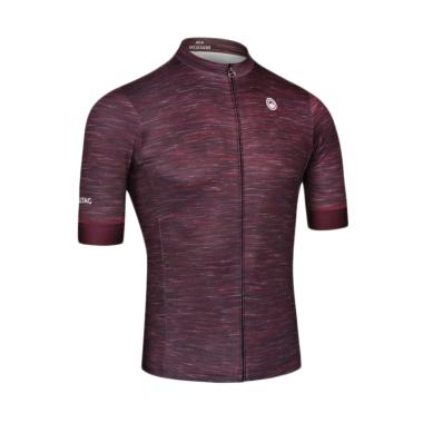 Milltag Claret Jersey Atasan Sepeda Pria - Maroon