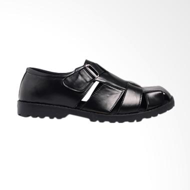Dr.Kevin Leather Sandals Men - Black 1648