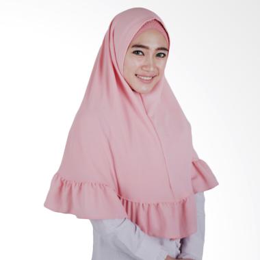 Hijab Bandung Kerudung Instant Alda Jilbab Instant - Dusty Pink