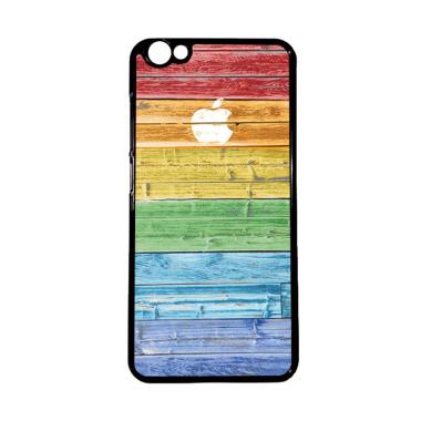 HEAVENCASE Motif Apple 07 Hardcase Casing for Vivo V5 or V5S - Hitam