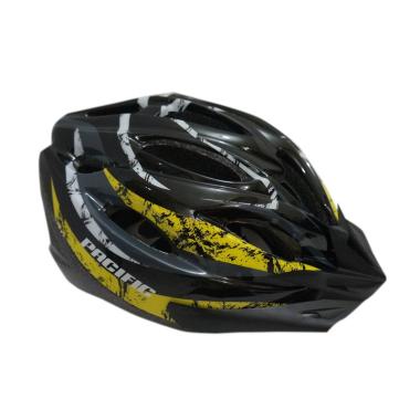 Pacific SP-907 Helmet Sepeda - Black Yellow