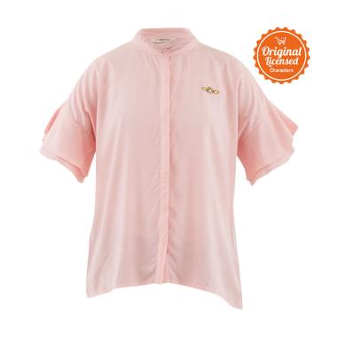 Surfer Girl Vermoli Shirt Atasan Anak Perempuan - Pink