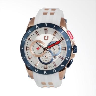 Charles Jourdan Jam Tangan Pria - White [CJ1034-1512M] White