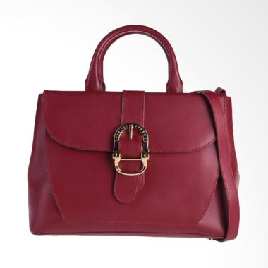 Gobelini Mariposa Satchel Tas Tangan Wanita - Wine