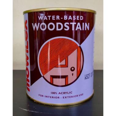 Mowilex WOODSTAIN Cat Pelapis Kayu Premium [1 L] Ebony