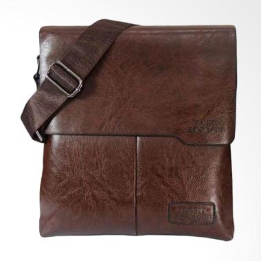 Mighty Pegasus Kulit PU Tas Selempang - Coklat
