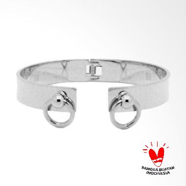 Magna Official Adax Cuff Bracelet Gelang - White Gold