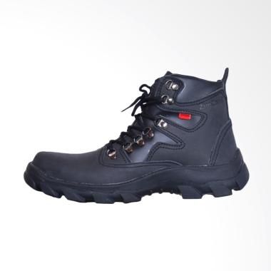 ZimZam Everest Safety Sepatu Boot Pria - Full Black