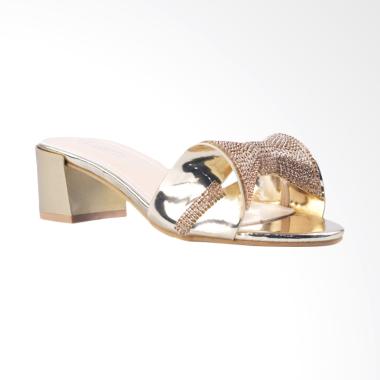 Clarette Clemence Sandal Heels - Gold