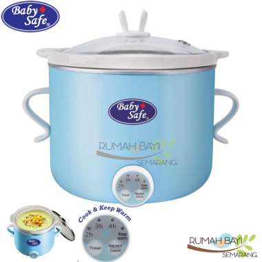 Baby Safe Slow Cooker Digital 0.8L LB007 - Alat Masak MPASI