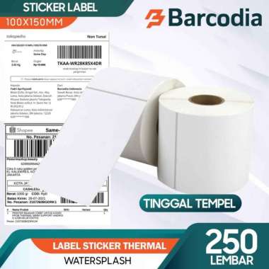 Kertas Label Stiker 100x100 mm / Stiker Label Thermal 100x100 mm / 10x10 cm