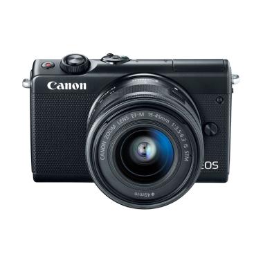 Canon EOS M100 Kit 15-45mm Kamera Mirrorless - Black