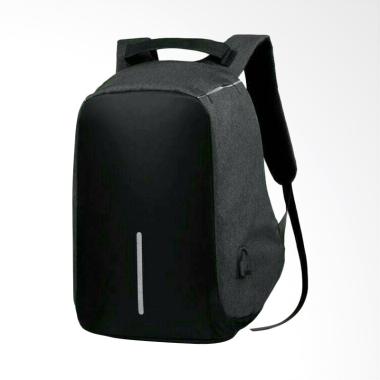 OEM Waterproof Anti-Theft Backpack ... USB Charging Port - Black