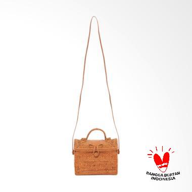 Benangsari Ariyuni Bag Tas Anyam Wanita - Coklat