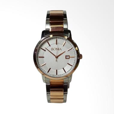 Bonia Jam Tangan Pria - Silver Rosegold [BNB10112-1612]